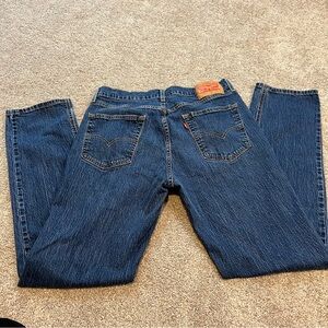 Levi's 541 Straight Distressed Vintage‎ Medium Wash Mid Rise Jeans 32x32, Men's